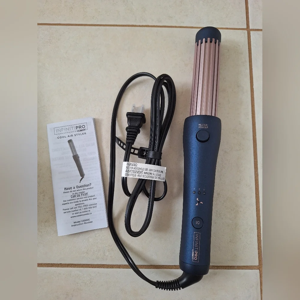 NIB Conair 2 In 1 Cool Air styler for Cascading Waves - Picture 10 of 12